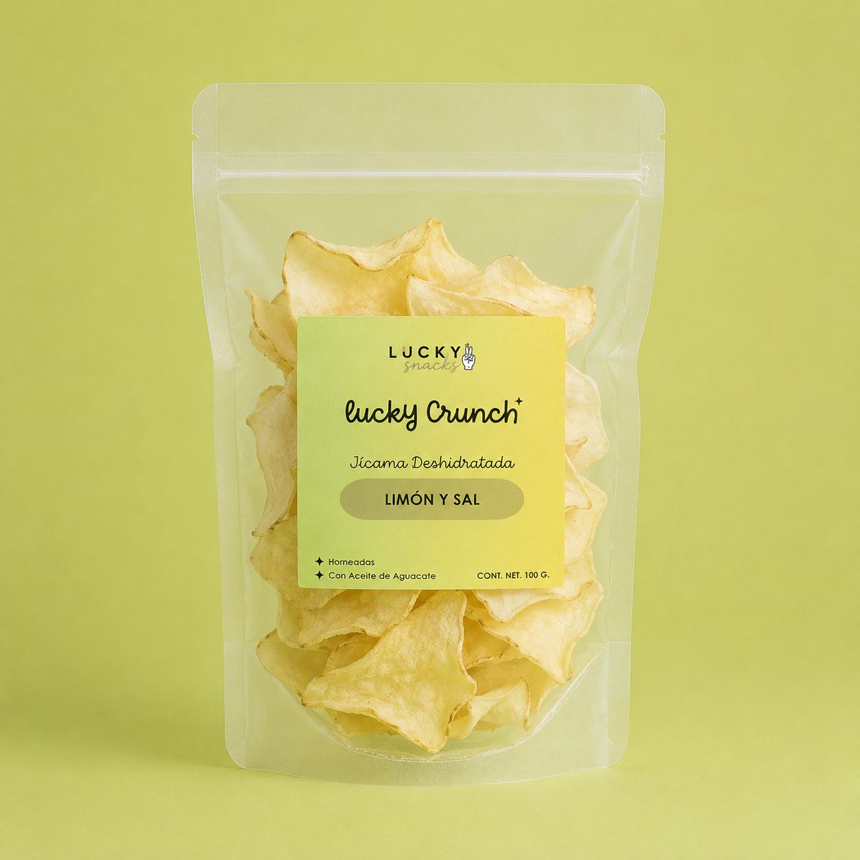 Chips de Jícama Deshidratada Limón y Sal