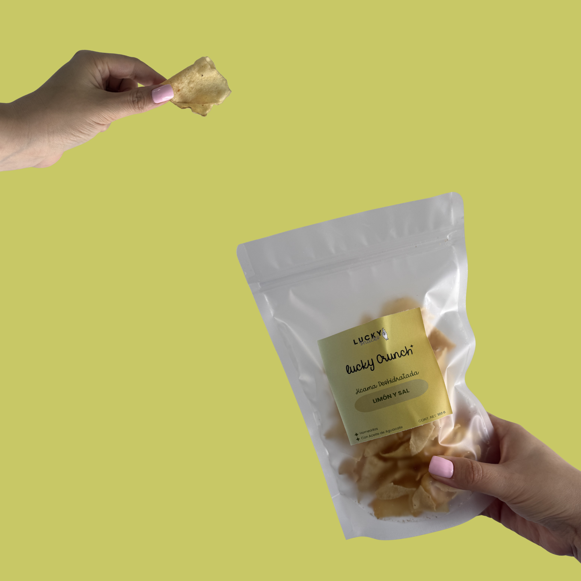Chips de Jícama Deshidratada Limón y Sal
